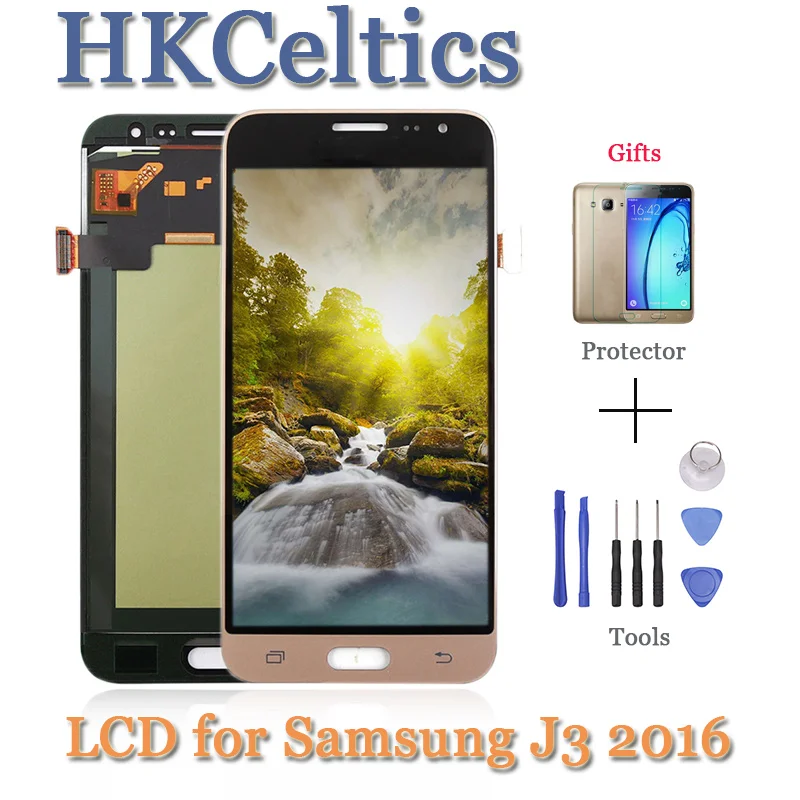 Протестированный 5 0' дюймовый J3 ЖК-дисплей для SAMSUNG 2016 + сенсорный экран