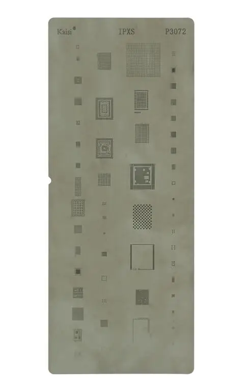 Высокое качество BGA трафарет Комплект для iPhone5 5S 6 6S 7 8 X XS XR XS MAX материнская плата IC чип реболлинга трафареты - Цвет: iPhone XS