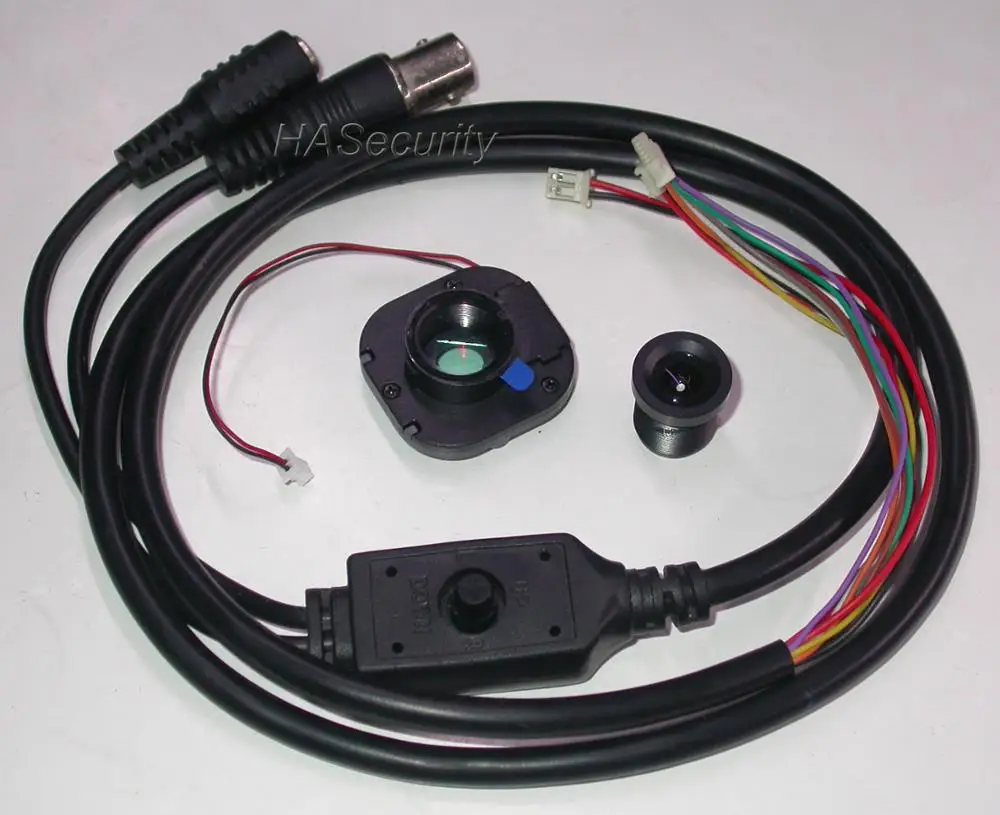 AHD-H / CVBS 1/2.7 "GalaxyCore GC2023 GC2033 CMOS + FH8536H CCTV camera module PCB board OSD cable IRC M12 LENs (UTC) | Безопасность