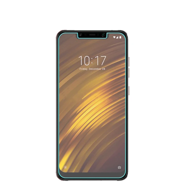 Прозрачное закаленное стекло для Xiaomi Pocophone F1 10 шт. прозрачная Премиум Защитная