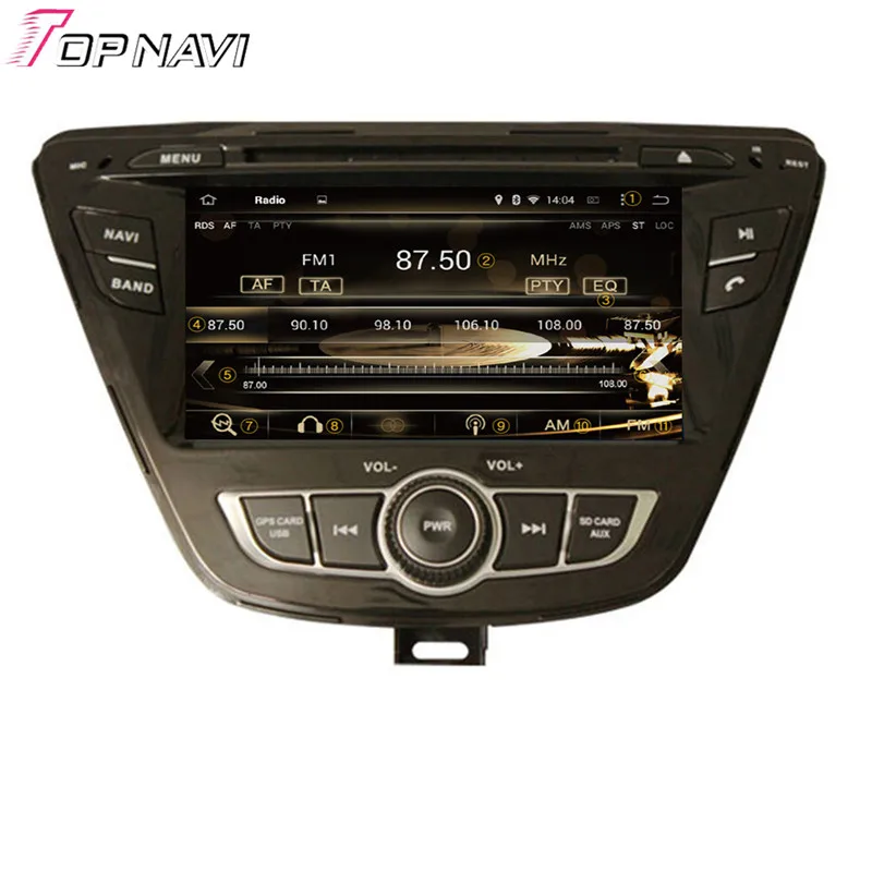 Topnavi 7 ''Octa Core 4 Гб RAM Android 6 0 Автомобильный видеоплеер Авто аудио DVD ПК для HYUNDAI