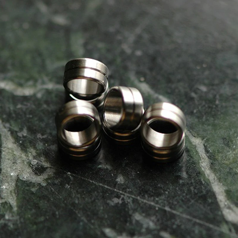 1 шт. изящный титановый сплав нож бисер Паракорд зонтик веревка шарик наружная