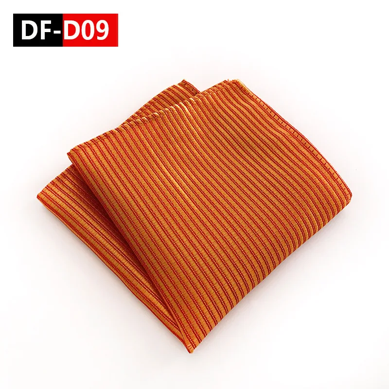 DF-D09 Уникальный дизайн, качественные модели, 25x25 см, полиэстер, карманное полотенце для мужчин, деловая мода, Эксклюзивное платье, карманное полотенце - Цвет: DF-D09