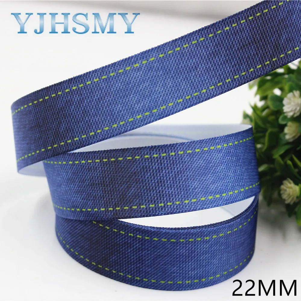 YJHSMY H 17516 484 25 мм 10 ярдов ковбойские ленты термопечать решетки Свадебные