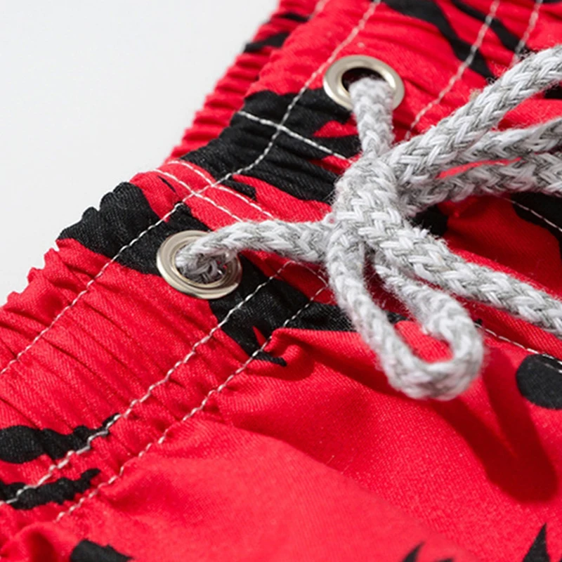 Шорты мужские быстросохнущие пляжные с принтом модные плавки купальники шорты