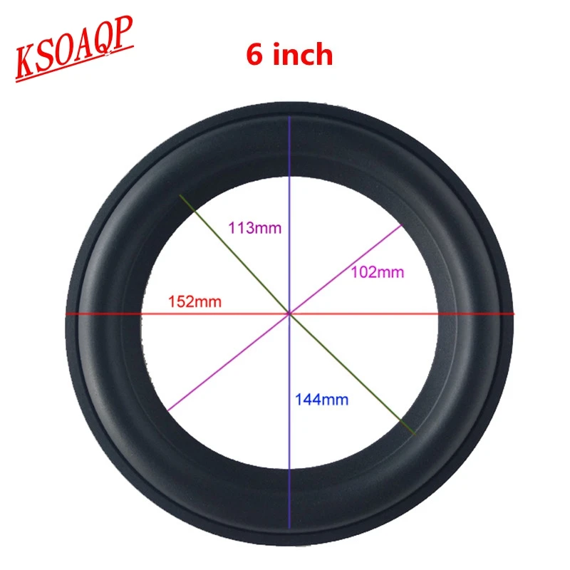 KSOAQP 20 шт./лот 6 дюймовый резиновый боковой динамик для Edge Surround аксессуары ремонта
