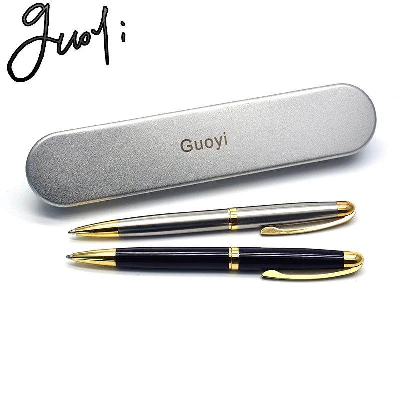 Шариковая ручка Guoyi Q39 424 G2 роскошная металлическая для подписи с логотипом на