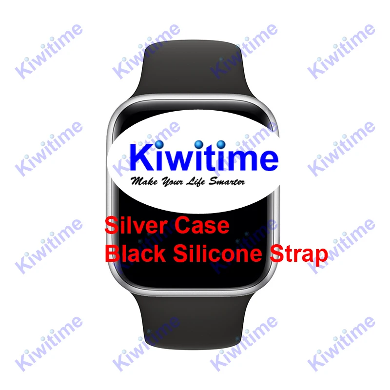 Silver Black KIWITIME IWO 11 Смарт-часы gps спортивный монитор сердечного ритма умные часы для мужчин женщин iOS iPhone X Android телефон Xiaomi Apple Watch - Цвет: Silver Black