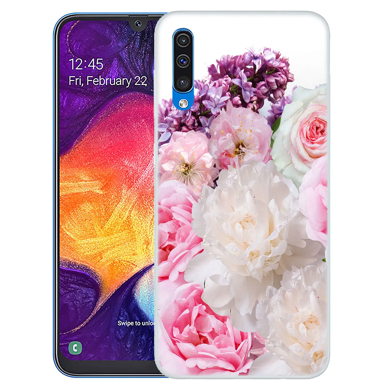 3 Lavaza красоту и украшением в виде цветка жесткий чехол для телефона для samsung Galaxy A10 A20 A30 A40 A50 A60 A70 M10 M20 M30 M40 A20e крышка - Цвет: 3