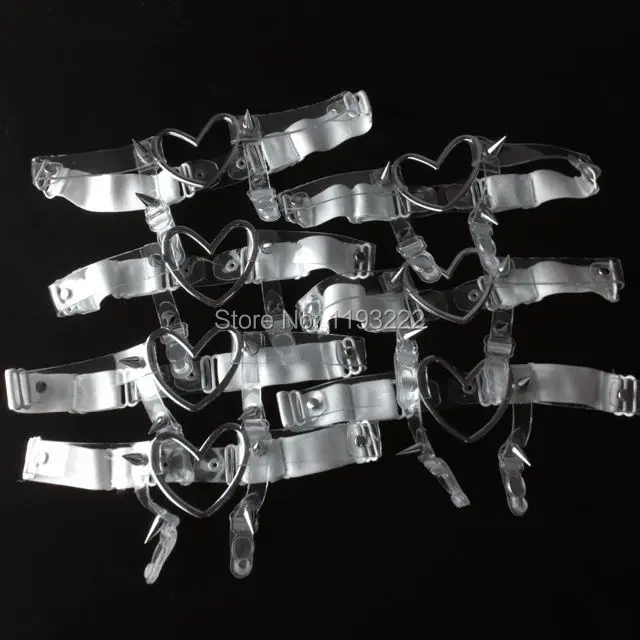 Подвязки ручной работы в стиле панк рок|heart leg garter|studded garterleg garter |