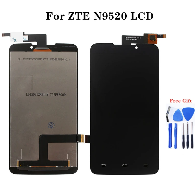 Для zte Starxtrem SFR Гранд Memo N5 U5 N9520 V9815 ЖК дисплей монитор и сенсорный Панель ремонт