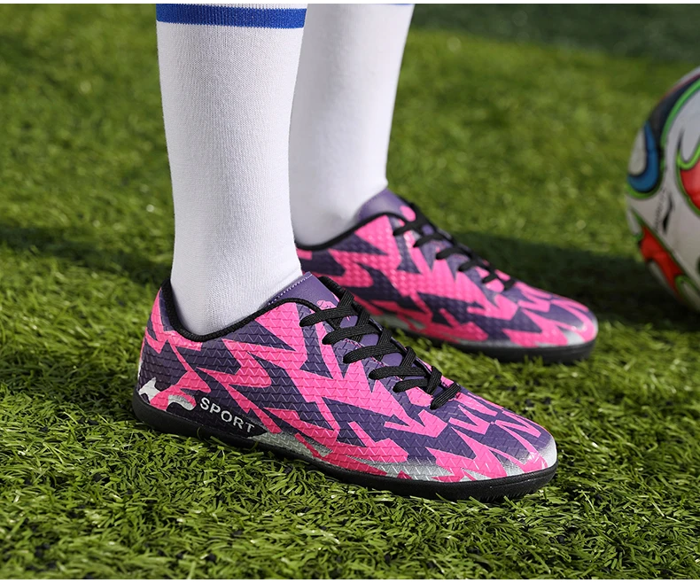 YRRFUOT Turf Indoor мужские сникерсы Дети Мальчики бутсы футбольные бутсы кроссовки оригинальные взрослые футбольные бутсы 30-44 тренировочная обувь