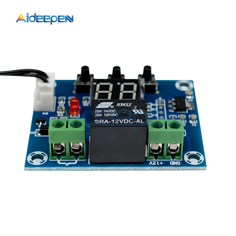 XH-M214 DV 12V 10A красный цифровой Дисплей влажности почвы Сенсор Управление; модуль для полива и орошения Системы автоматический полив Управление доска