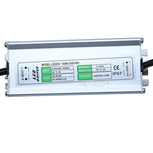 Высокая мощность светодиодный чип CREE XLamp XM-L XML2 50 Вт 100 Вт 5050 SMD теплый холодный белый красный зеленый озеро синий розовый светильник лампа-бусина COB лампа - Испускаемый цвет: Waterproof Driver