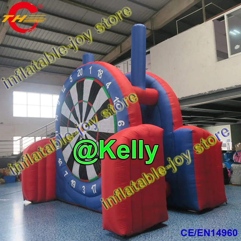 Двухсторонняя гигантская надувная настольная дротика для ног коммерческий