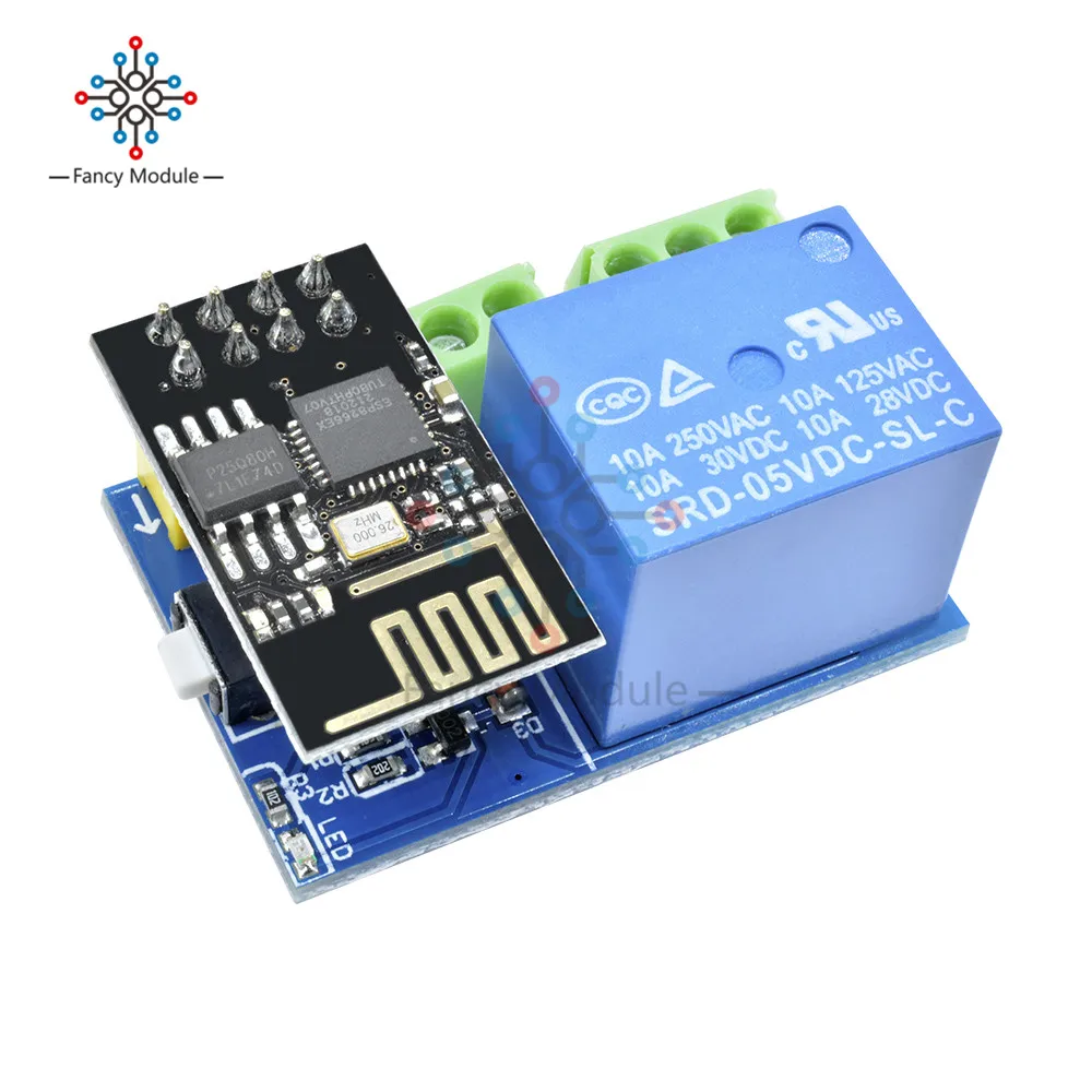 ESP8266 5 в WiFi релейный модуль вещи умный дом дистанционное управление переключатель телефон приложение DHT11 Температура Влажность ESP-01 модуль