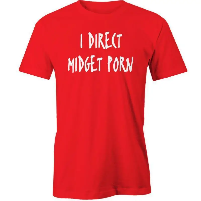 Бесплатная доставка 2018 я прям карлик порно футболка Rude смешные футболки Аниме |