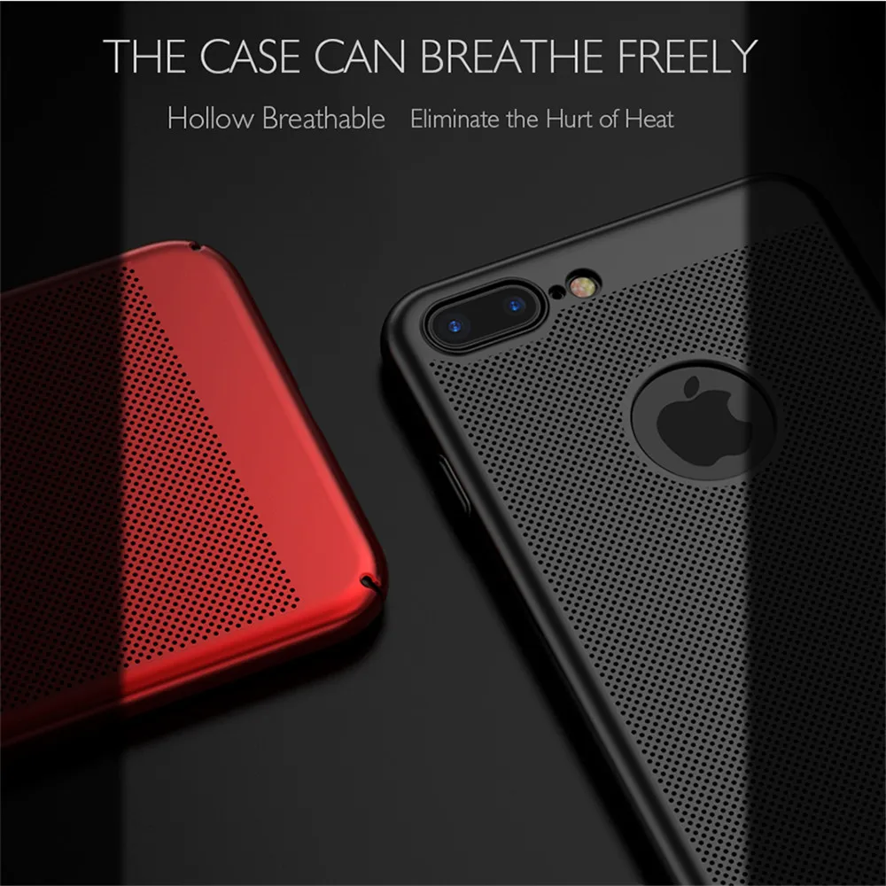 Lovebay ультра тонкий чехол для телефона для iPhone 6, 6s, 7, 8 Plus, полый, дышащий, тепло, Жесткий ПК для iPhone 11, чехол XS, XR, XS, Max, 11Pro, Max