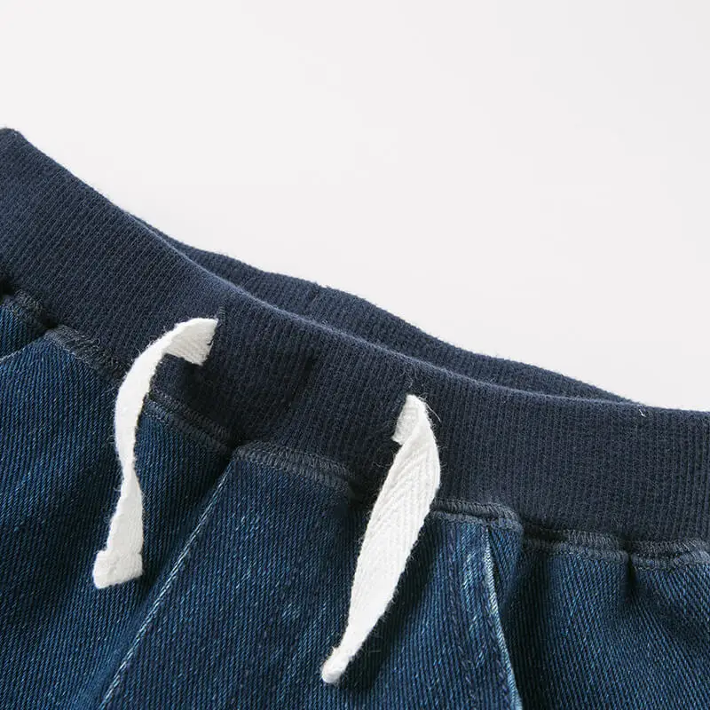 Dave Bella осенние детские модные джинсы для мальчика Детская полная длина джинсовые