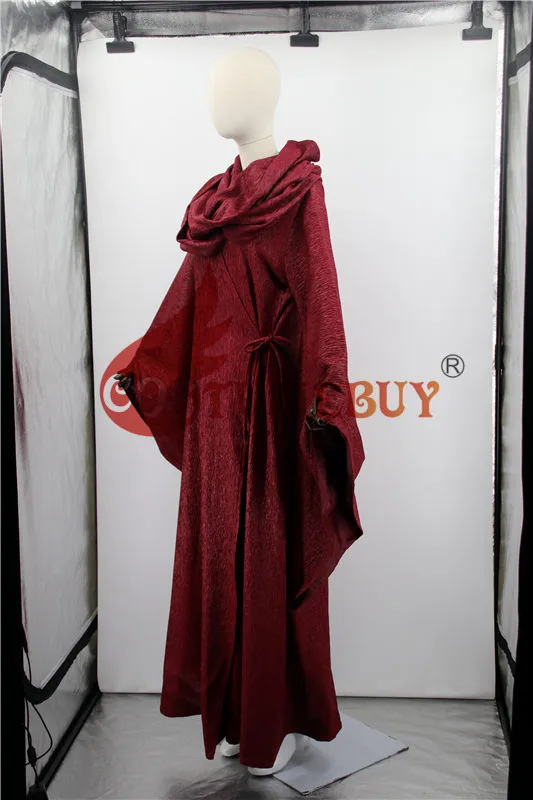 CostumeBuy Игра престолов Косплей красная женщина Melisandre костюм наряд косплей Хэллоуин Карнавал изготовленные на заказ костюмы