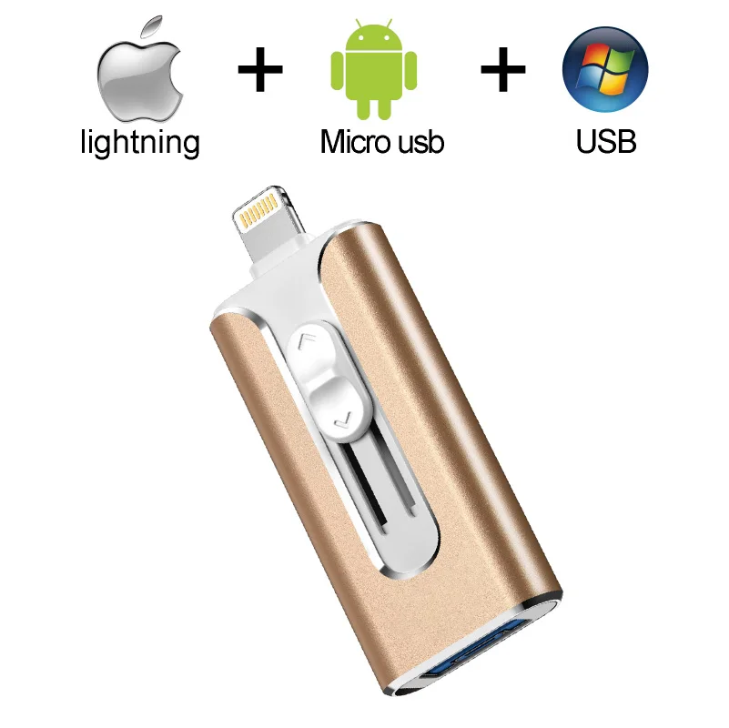 iOS Usb флэш-накопитель для iPhone/iPad/Android телефон USB Стик для iPhone6 7 8 X XS XR Pendrive 128 Гб флэш диск на ключ