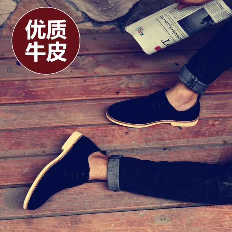 Молодых мужская повседневная обувь кожаная кружева осенью новый мужской моды