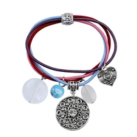 elastic shengou us national multi beaded bracelet elastic bracelet women fashion jewelry free shipping