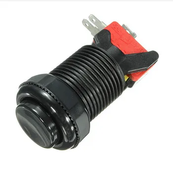 black Новая Аркада Кнопка прочный Multicade MAME Jamma игра длинный переключатель Mult-color 1 шт - Цвет: black