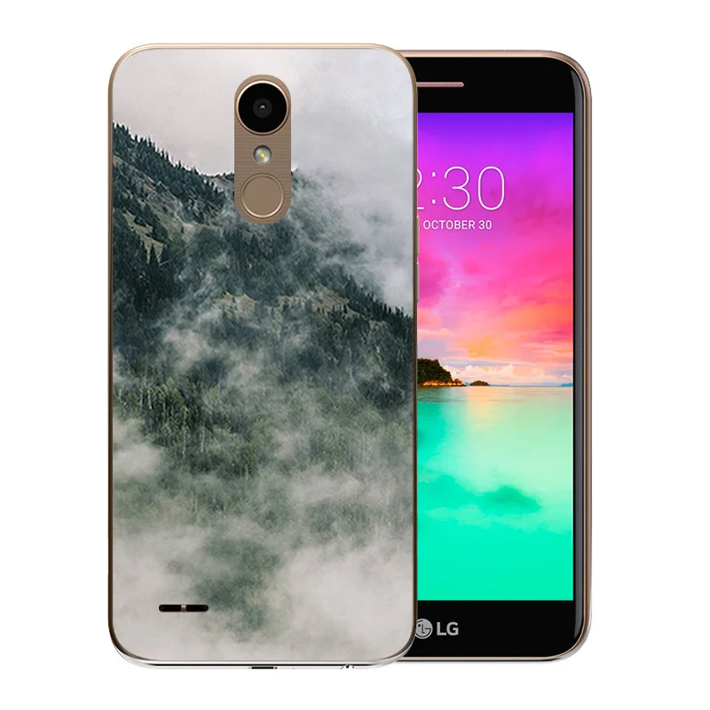 Чехлы для LG K10 2017 чехлы телефонов M250 M250N X400 мягкий силиконовый чехол с пейзажным
