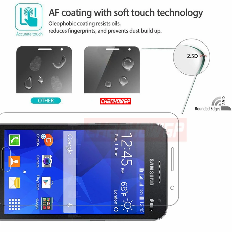 Закаленное стекло 9H для Samsung Galaxy Core 2 G355 защитное покрытие экрана телефона II DUOS