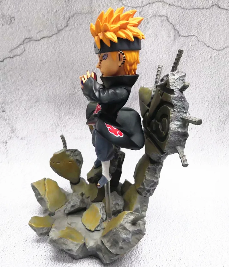 Аниме Наруто ПВХ Итачи огонь боль Nagato Yahiko Tobi Hidan фигурка ноль Коллекция Модель игрушки