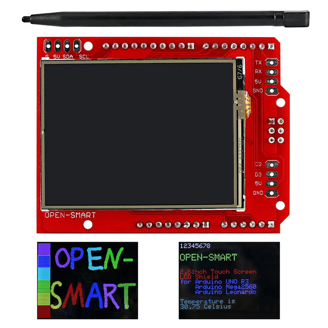 Модикер 2,2 дюймов для TFT lcd сенсорный экран Плата расширения Комплект для tf-карты для UNO R3 Материнская плата для Arduino программируемые игрушки