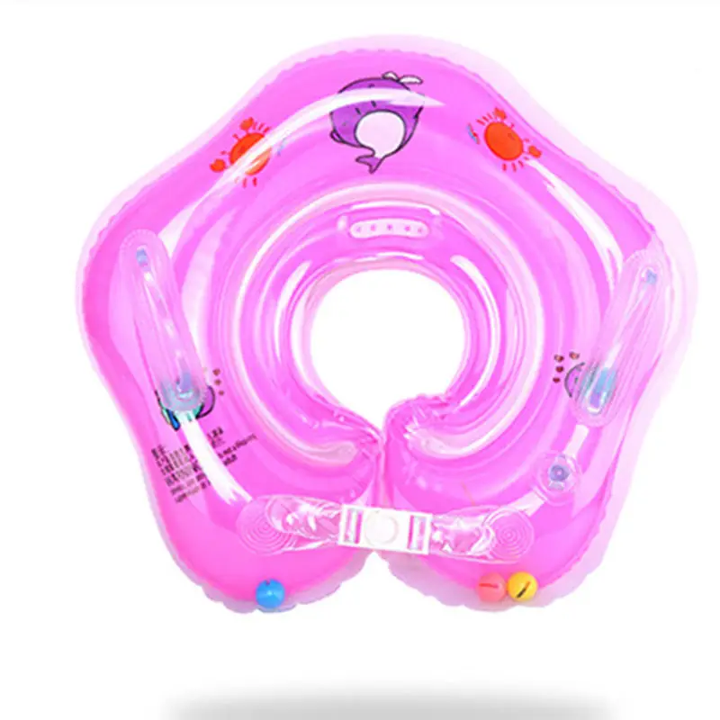 Надувное детское кольцо-поплавок для шеи круг купания новорожденных надувные
