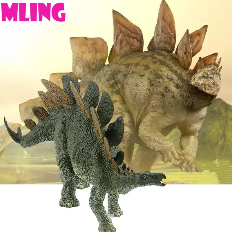 Стегозавр Парк Юрского периода Динозавр фигурки динозавров пластиковые