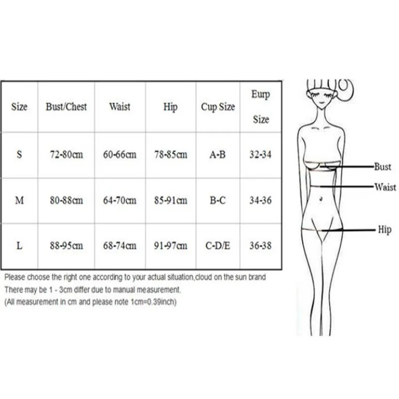 Женский купальник-бикини однотонный цвет в ассортименте S M L XL XXL 2019 | Женская