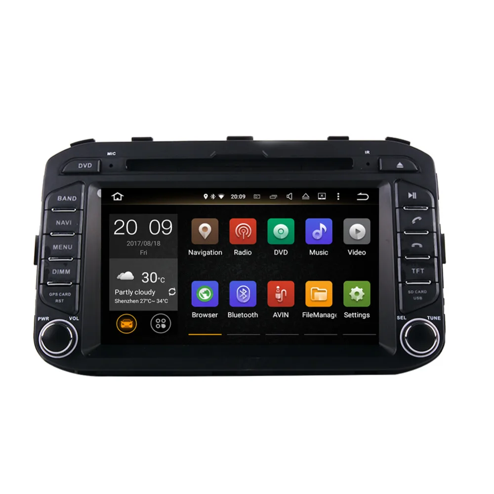 Автомагнитола 2 Din Android 8 0 Восьмиядерный DVD-плеер для Kia Picanto Morning 2011 радио стерео