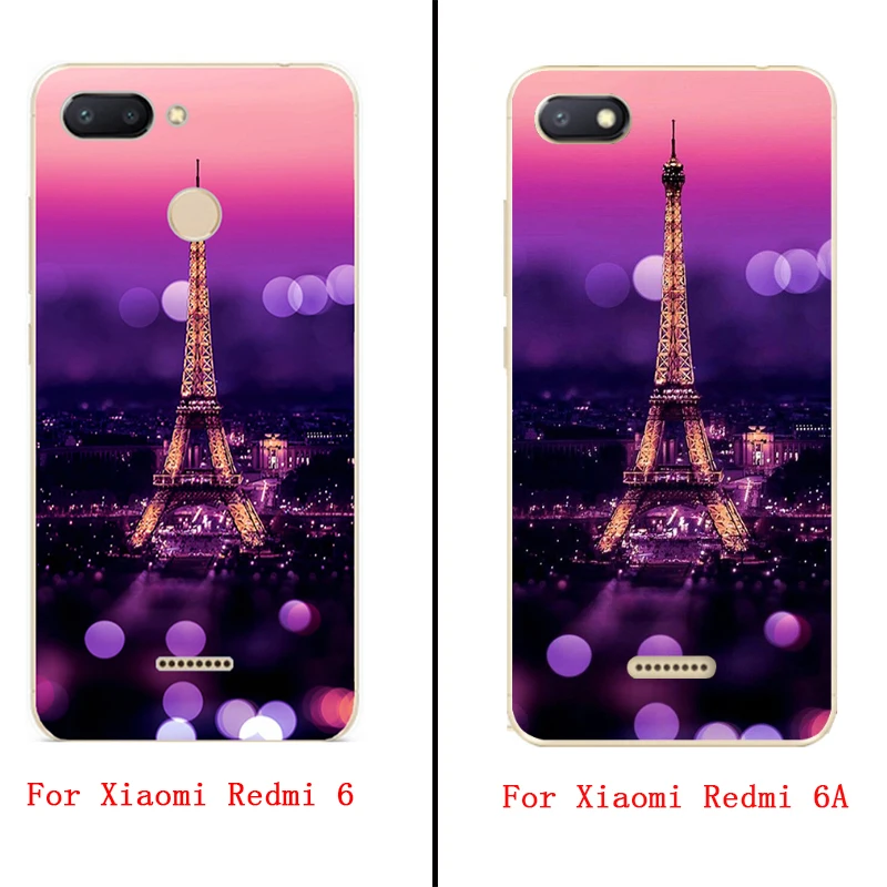 Чехол для Xiaomi Redmi 6A Redmi 6, чехол для Redmi 6A Couqe, Мягкая силиконовая задняя крышка, защитный чехол из ТПУ для Redmi6 6 A, чехол для телефона s