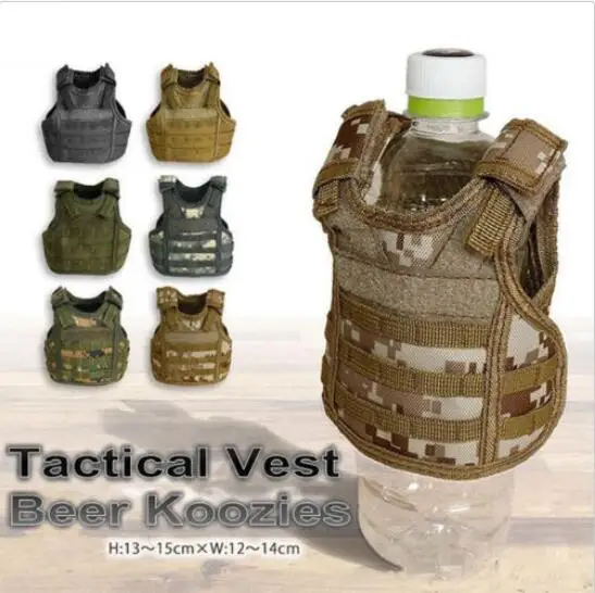 Уличный Тактический пивной мини-Жилет Molle набор консервных напитков
