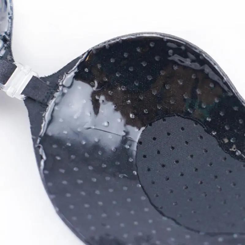 Однотонный сексуальный бюстгальтер для нижнего белья силиконовый спортивный