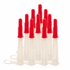 50pcs per Set Caulking Nozzle Pack of 50 Silicone Tube Nozzle Caps - Re-sealable Mastic Cartridge Spare Nozzles Screw Covers