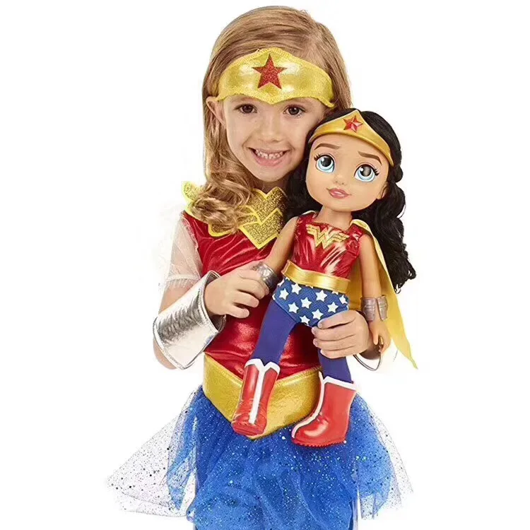 Оригинальный DC супер герой девушки SUPPERGIRL BATGIRL WONDER WOMAN 3 стиля 37 см принцесса кукла