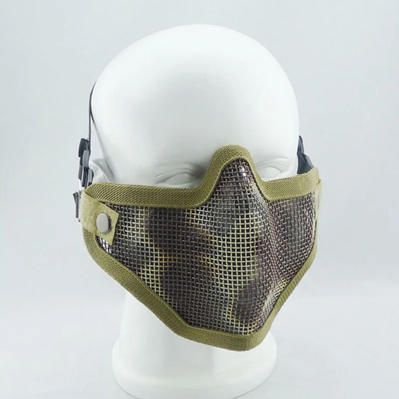 2020 Новая военная тактическая маска изысканная охотничья металлическая