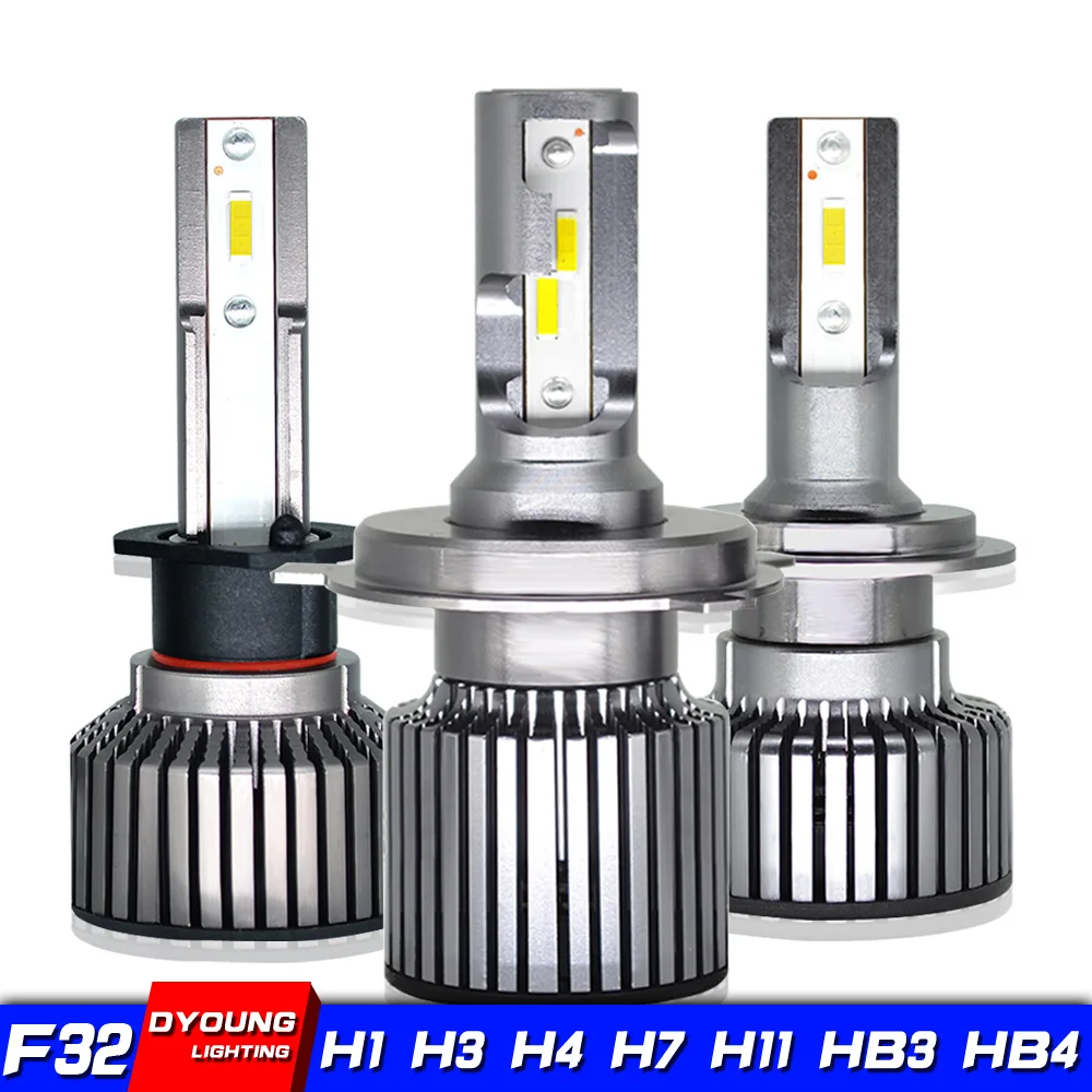 Светодиодные фары F2 H7 6000K 9005 HB3 9006 H11 H8 H9 для автомобилей от C6 поставка с завода фар