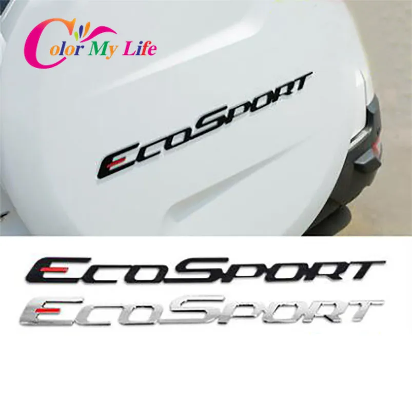 Автомобильная задняя крышка с логотипом автомобиля наклейка для Ford Ecosport 2012 2018 ABS