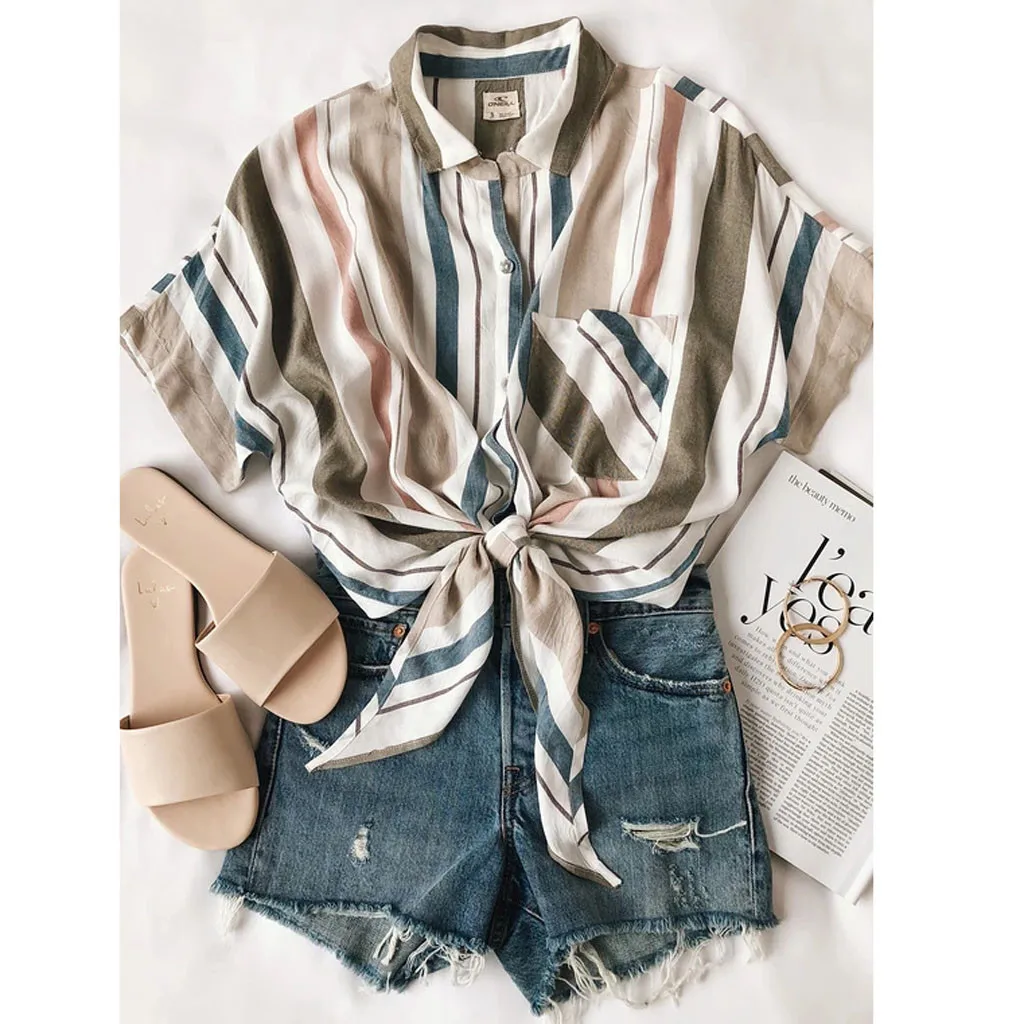 Летние футболки с v образным вырезом и коротким рукавом Повседневная белая