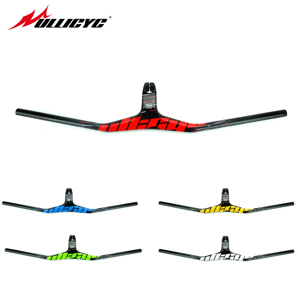 ULLICYC Manillar Carbono MTB велосипедный Riser одноформный Интегрированный руль со штоком 3K