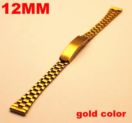 Оптовая продажа 20 шт./лот ремешок для часов высокого качества (12 мм и 18 мм) (золотой