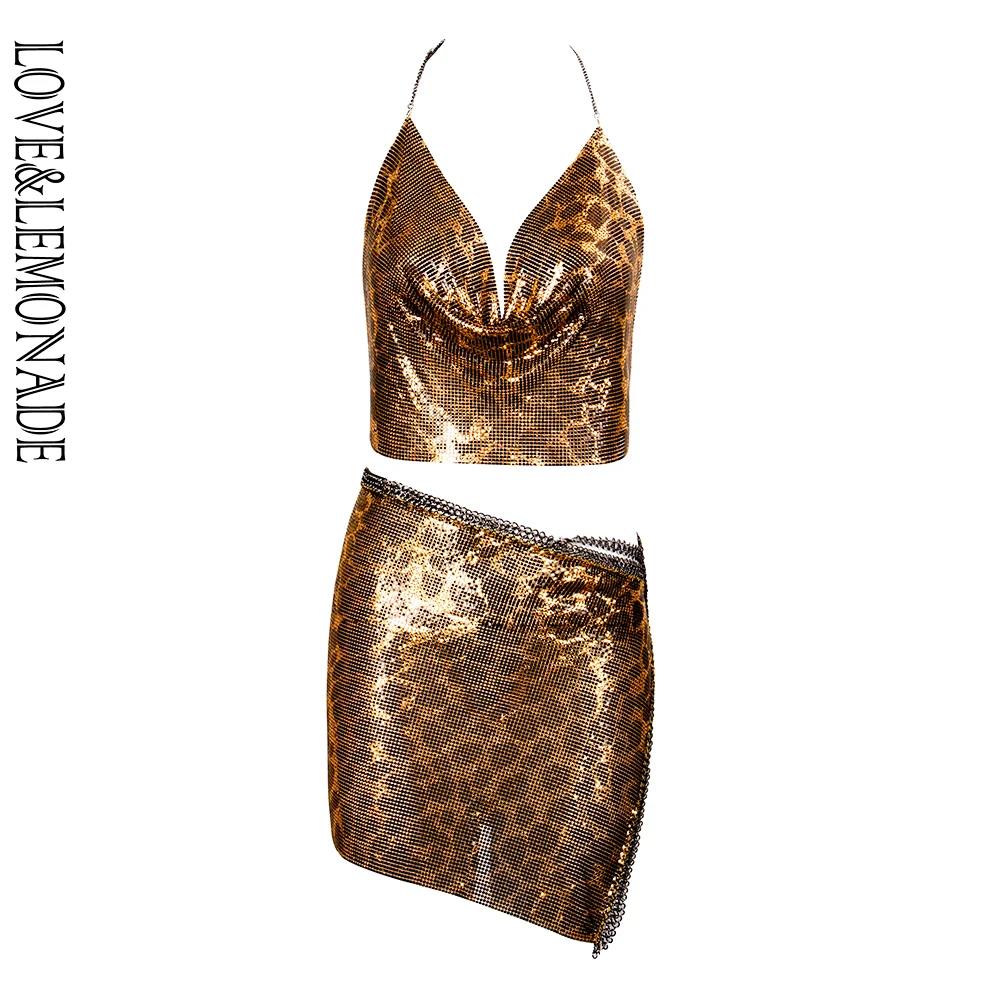 LOVE & LEMONADE сексуальный комплект из двух предметов с открытой спиной и вырезами