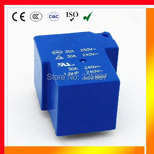 JQX 15F Бесплатная доставка (10 шт./лот) DC12v T90 реле кнопка включения SPST 30A работающего