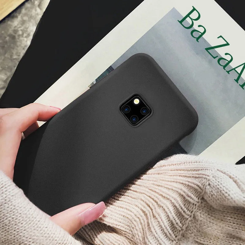 Песчаник матовый чехол для телефона huawei P30 P20 Pro mate 20 10 Lite Nova 5 5i Pro 4 3 3i P Smart Plus Мягкий силиконовый чехол